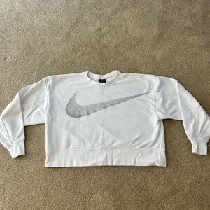 Like new oversized crop Nike sweater